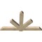 Ekena Millwork Kennewick Rough Sawn Timber Gable Bracket, Douglas Fir, 72"W x 42"H x 4"D x 6"F, 14/12 Pitch GBW072X42X0406KEN00RDF - alternate 4